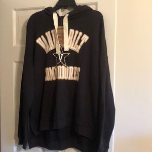 RIVALRY Threads Vanderbilt University Commodores Pullover Hoodie Kids Size Lg